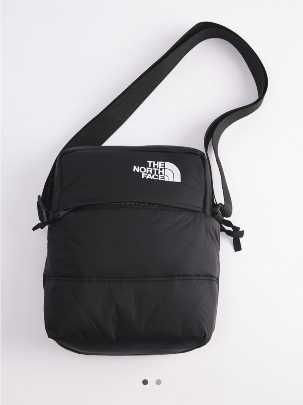 The North Face Black Crossbody Puffer Messenger Bag